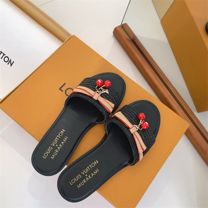 lv louis vuitton x takashi murakami lily mule
